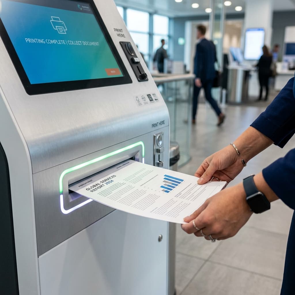 Enter your OTP at the kiosk and collect